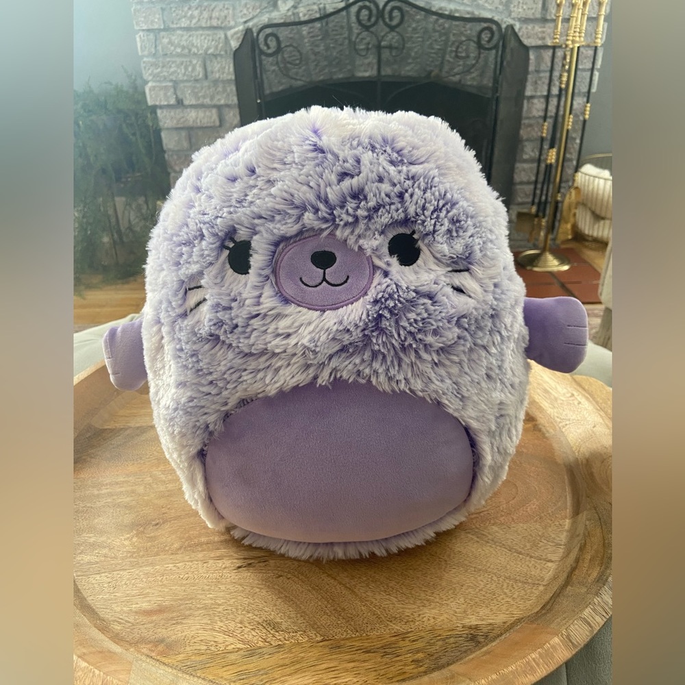Squishmallow Purple Seal